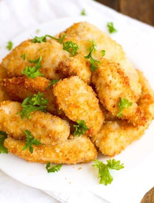 Parmesan Chicken Fingers