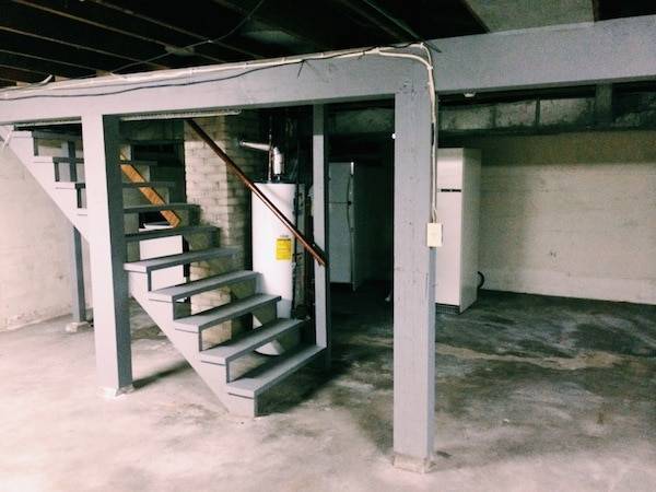 Empty basement.