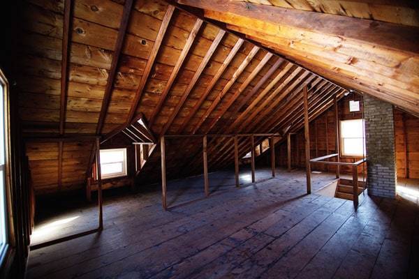 Empty attic,