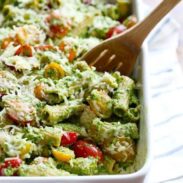 A picture of Healthy Baked Pesto Rigatoni