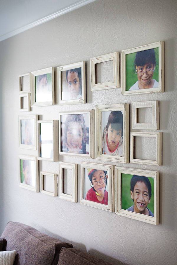 Set of distressed frames.