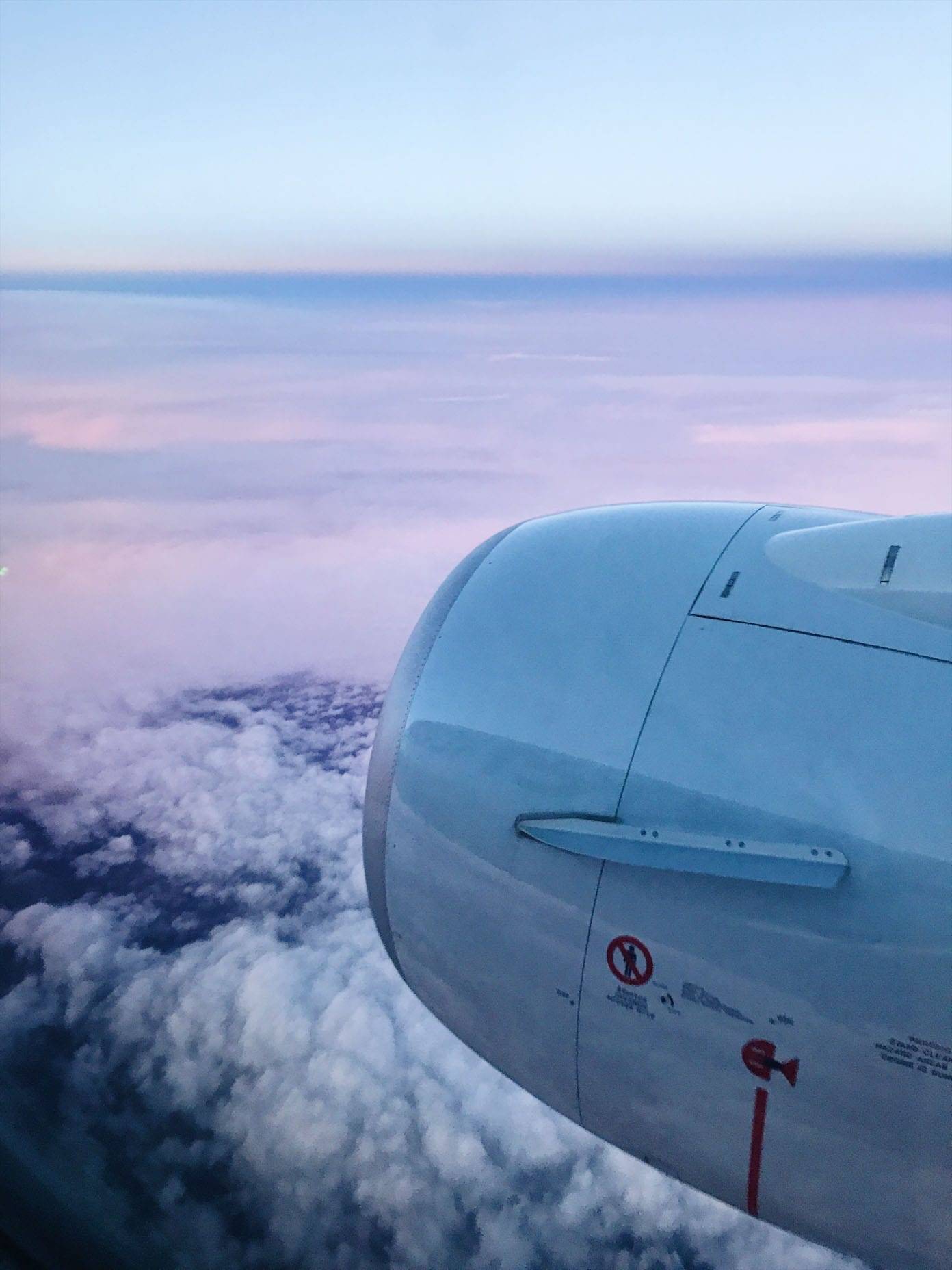 View from an airplane.