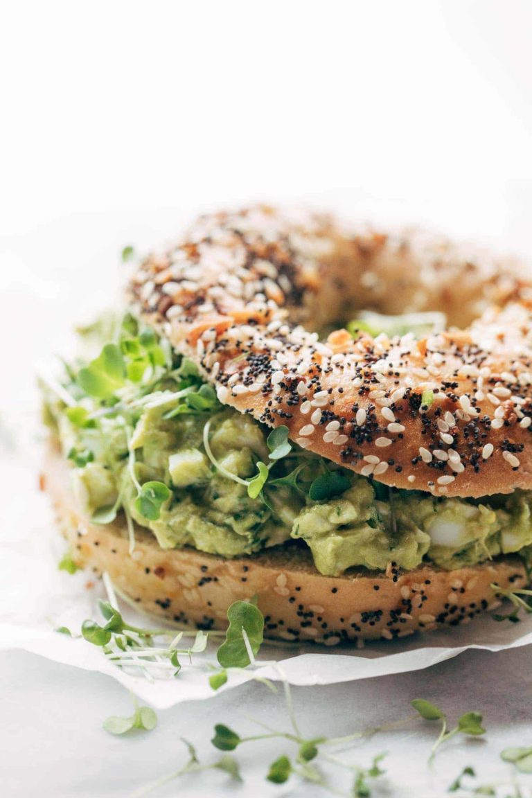 Avocado Egg Salad on a plate.