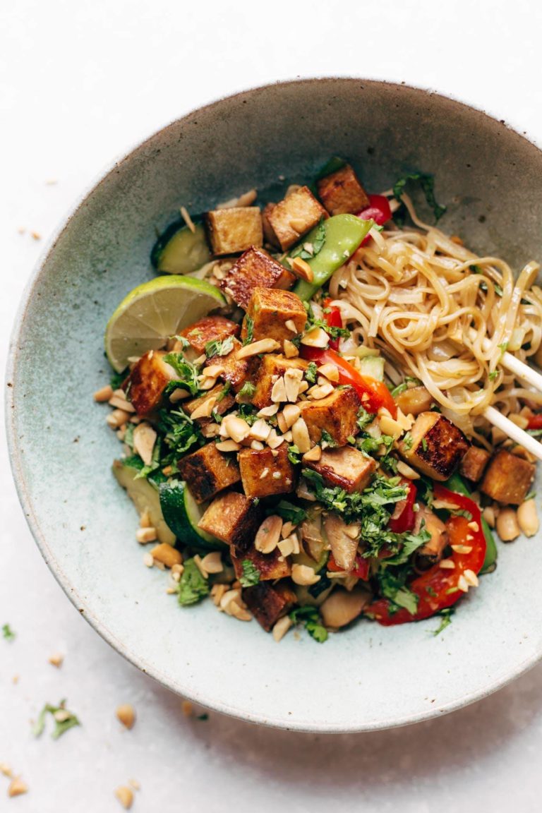 Back pocket noodle stir fry in a bowl.