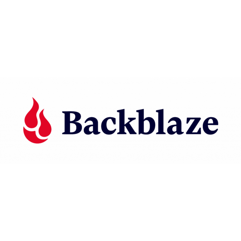 Backblaze logo.