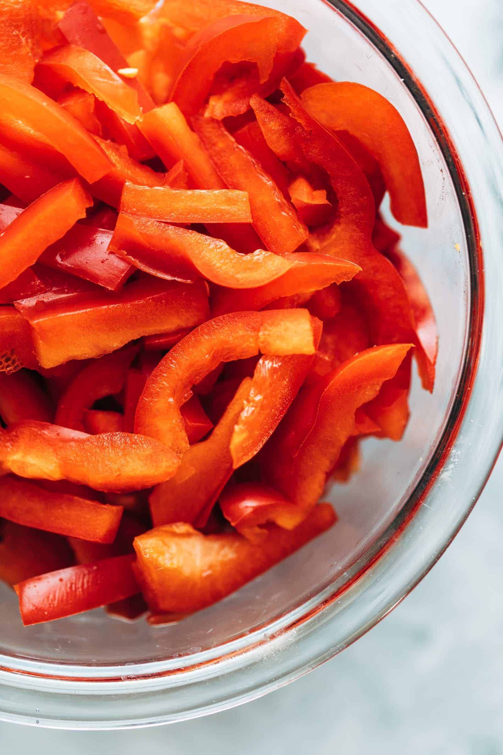 peppers for chili garlic noodles