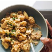 Pin for cauliflower orange gnocchi.