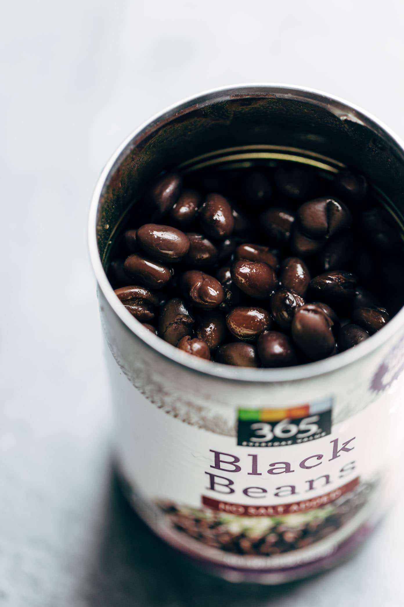 Black Beans for Power Salad.