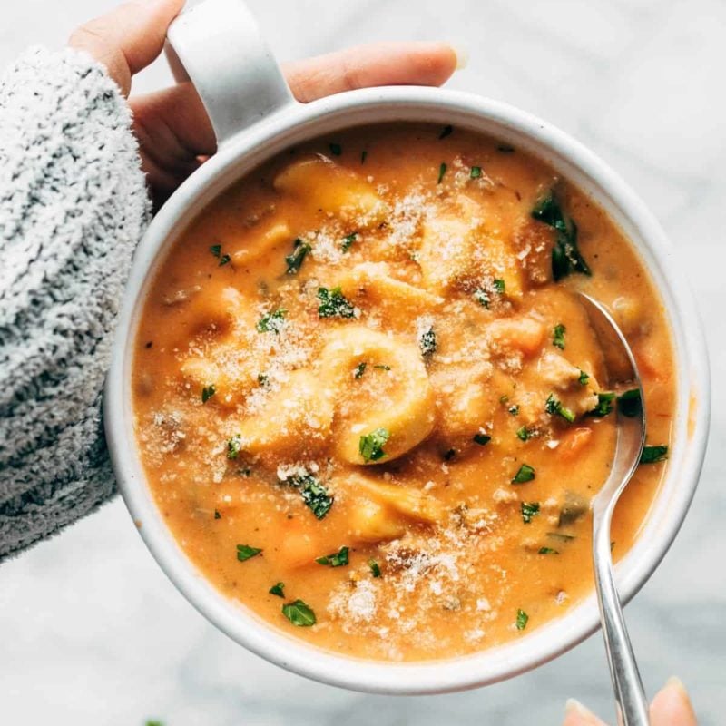 A picture of Ang's Creamy Tortellini Soup