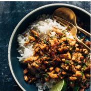 Ginger-Peanut-Chicken With Coconut Rice Pin