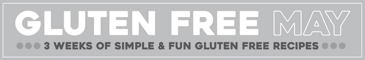 Banner for gluten-free simple recipe ideas.