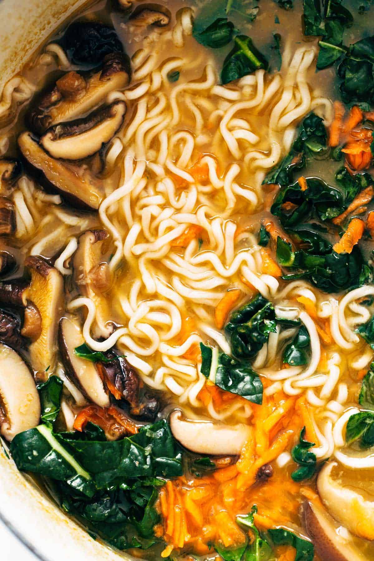 Close-up image of Quick Homemade Ramen