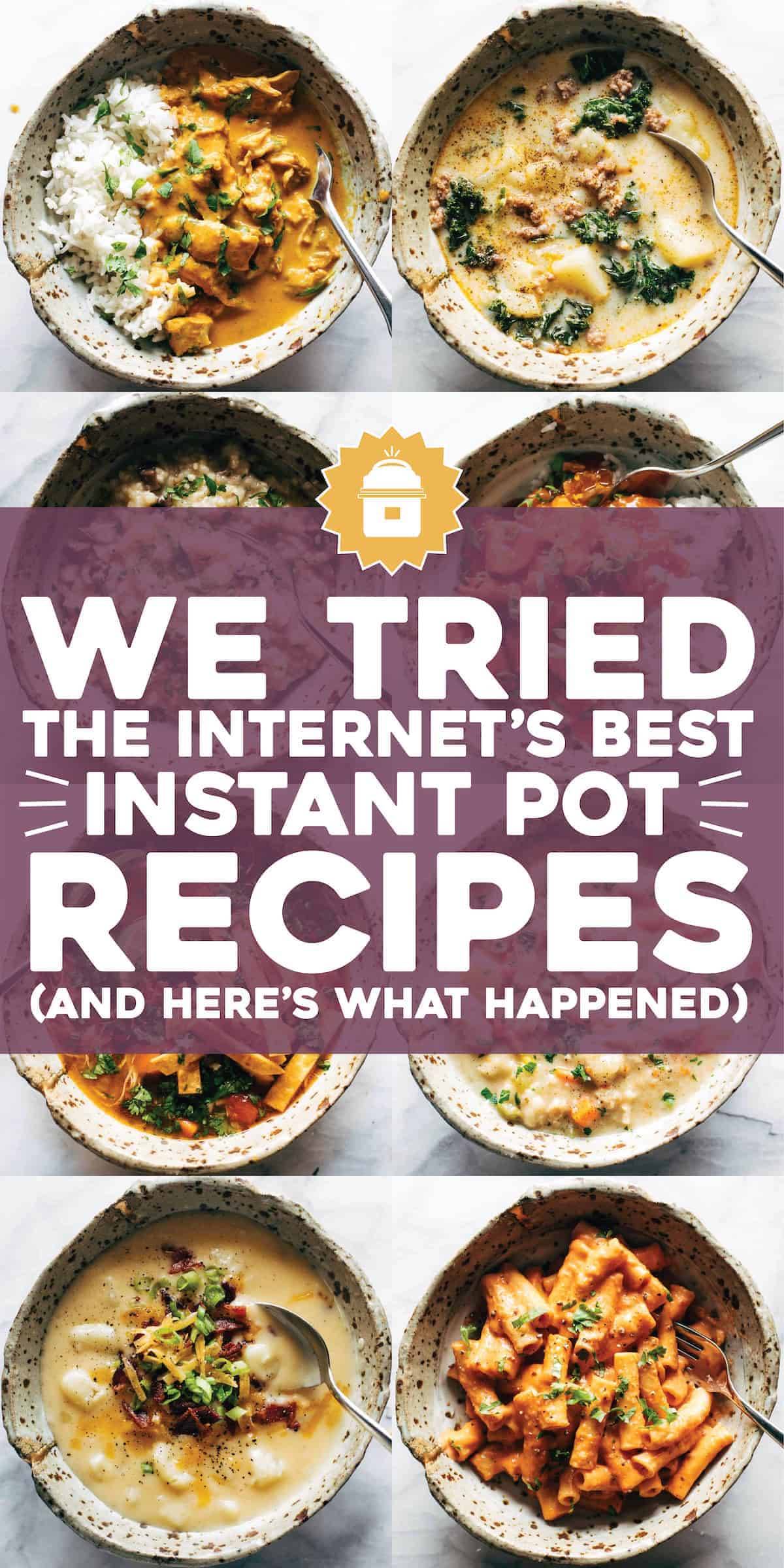 Top Instant Pot recipes from the internet.