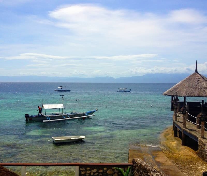 Moalboal by the sea.