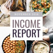 November 2016 Traffic and Income Report | pinchofyum.com