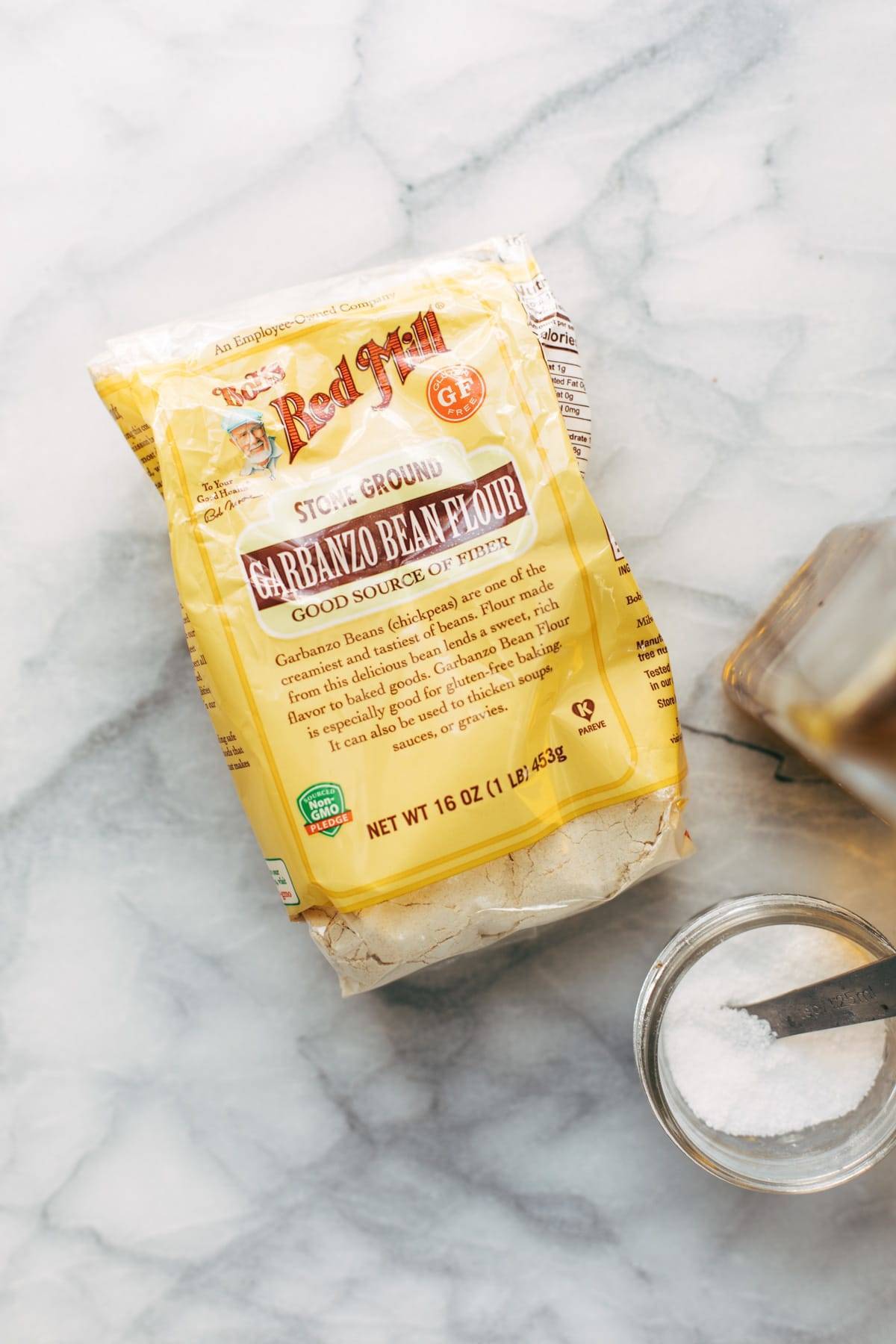 Chickpea flour.