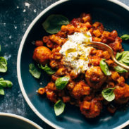 A picture of Instant Pot Pasta with Meatballs