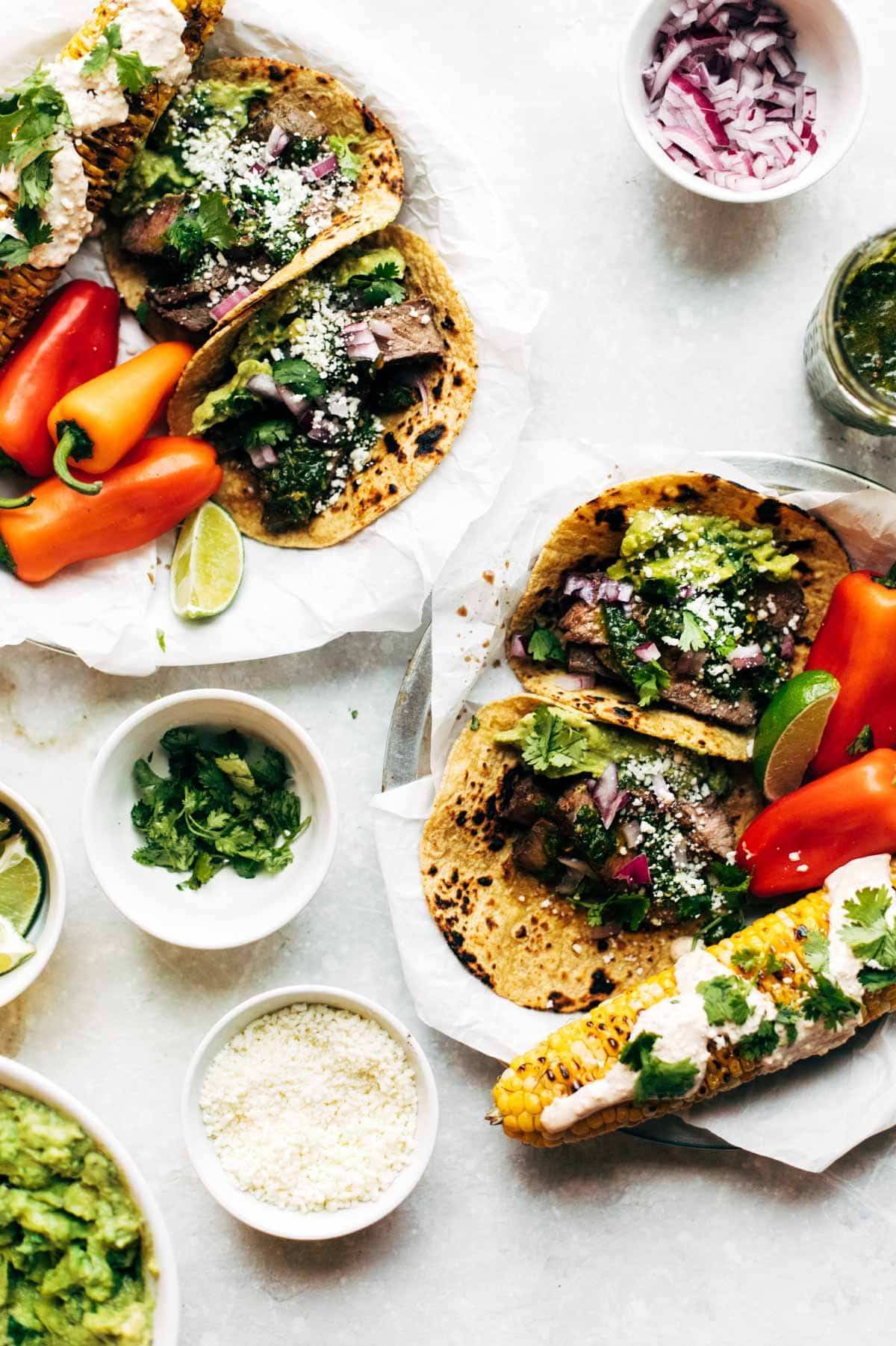 Chimichurri Steak Tacos 