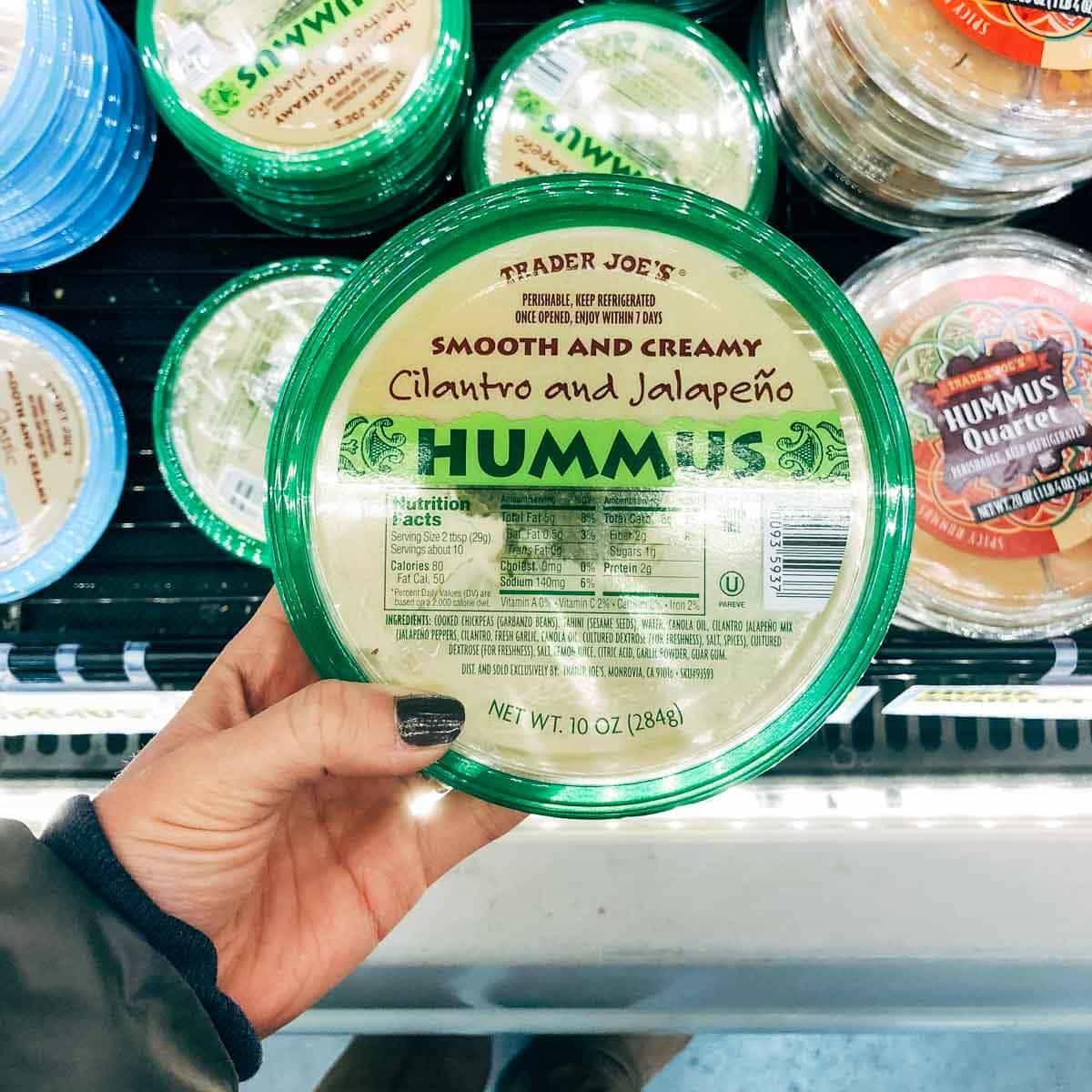 cilantro and jalapeno hummus 