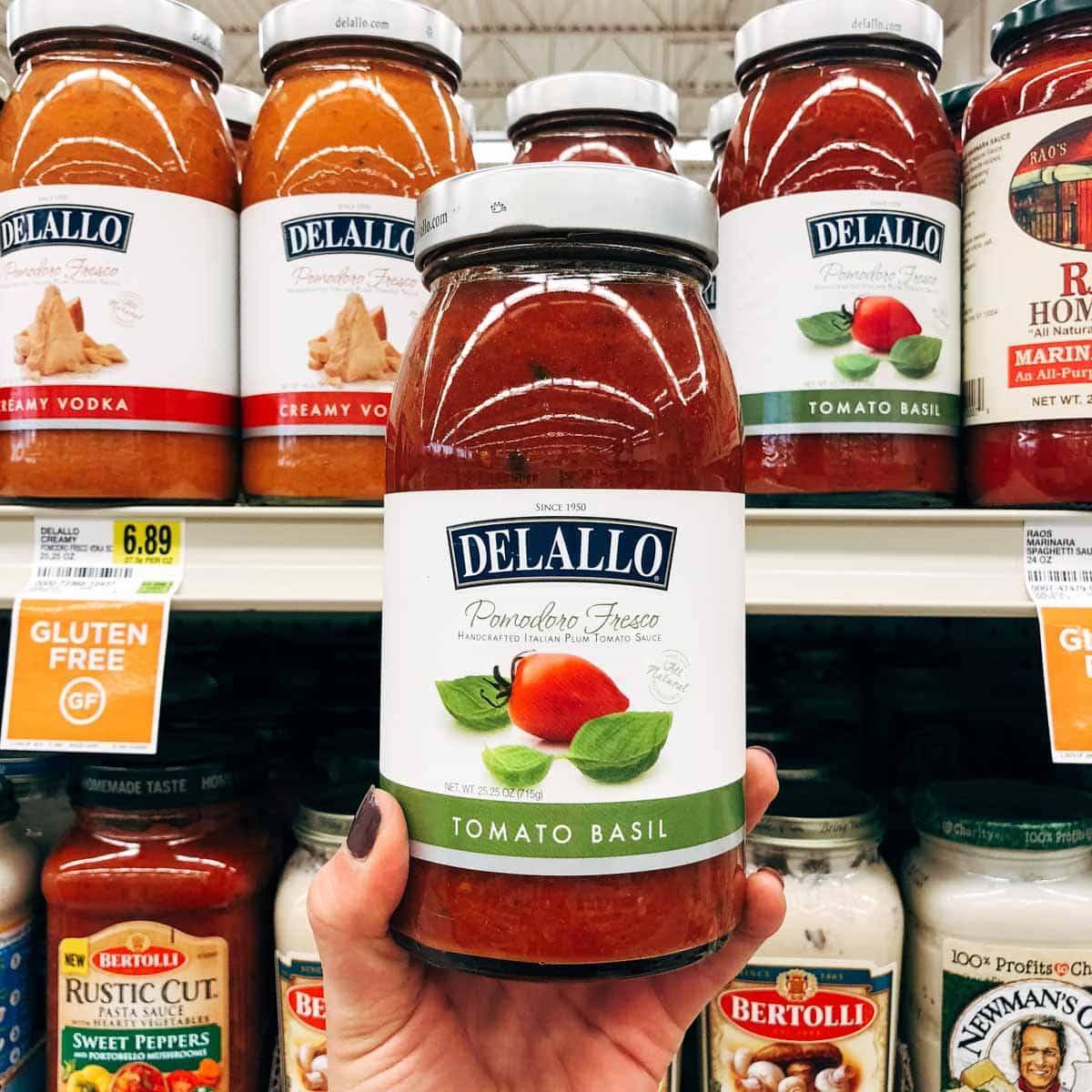 delallo tomato basil sauce