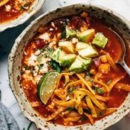 A picture of Instant Pot Sweet Potato Tortilla Soup