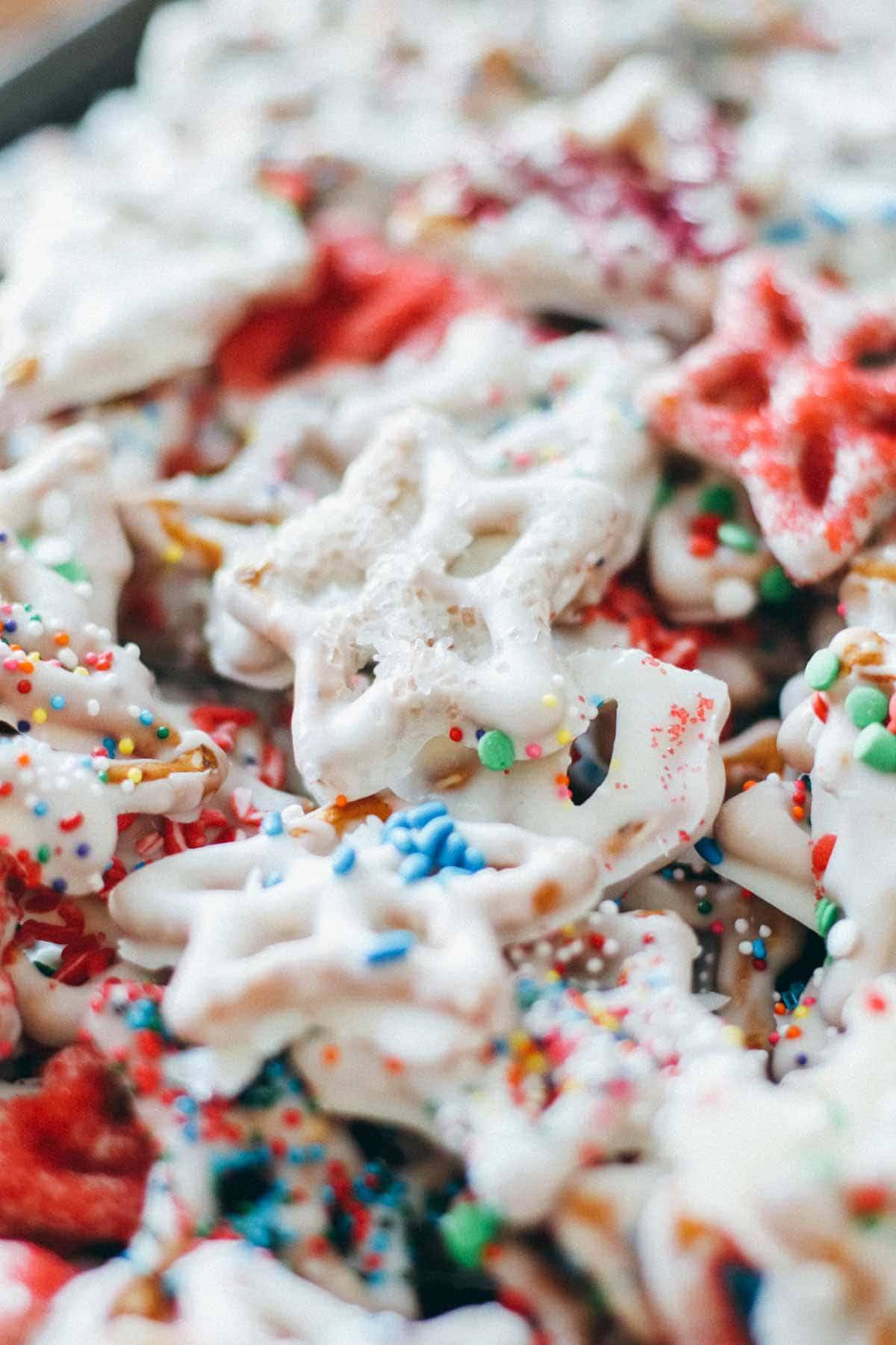 Chocolate covered pretzels.