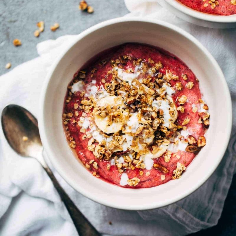 Inner Goddess Raspberry Breakfast Bowls