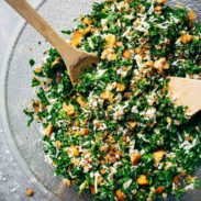 A picture of Toasted Bread and Parmesan Kale Salad